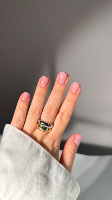 Dark Pink No Wipe Camouflage Top Coat Pink Gel Top