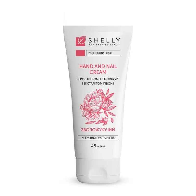 Shelly Hand & Nail Cream with Collagen, Elastin & Peony Extract 45 ml