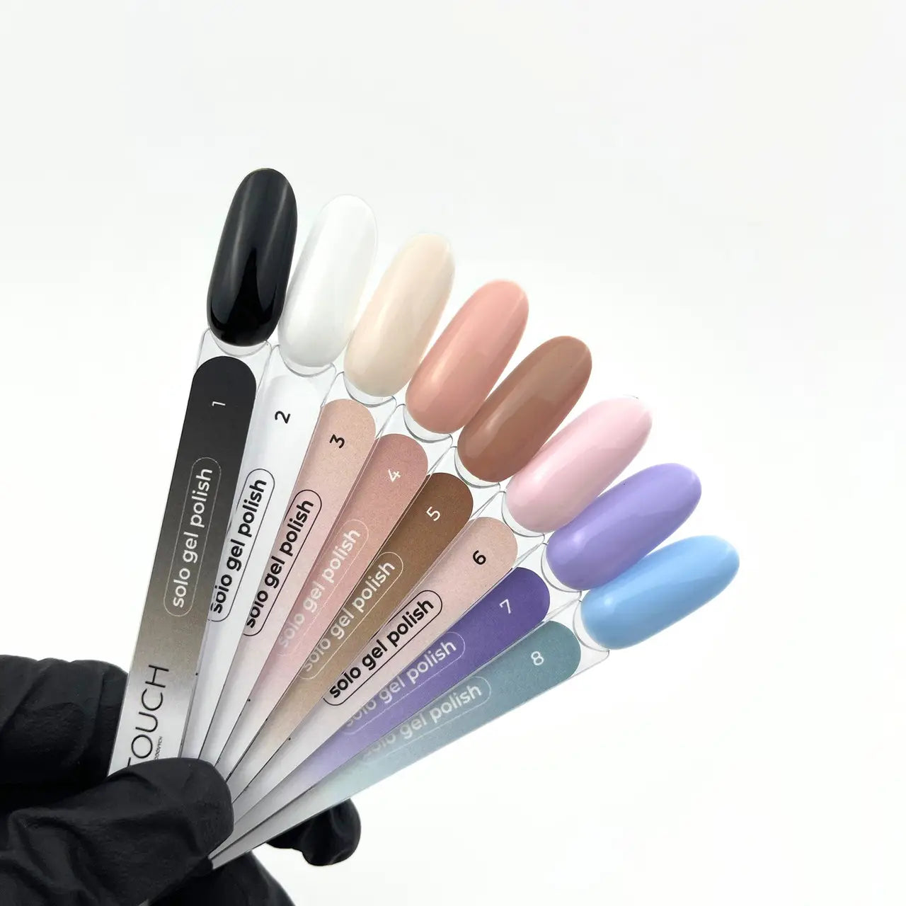 Touch SOLO Gel Polish No.06 – One-Step 3-in-1 Gel Polish 9 ml, Base + Color + Top, Long-Lasting Pedicure