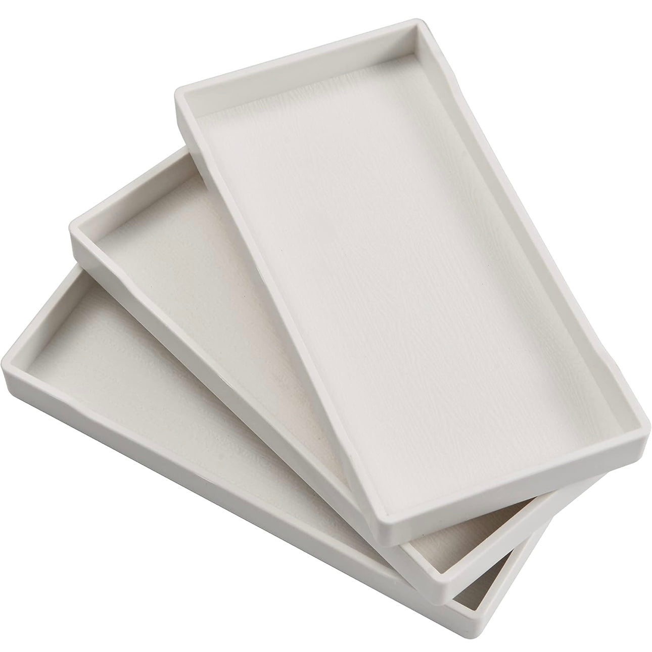 White Mini Tool Tray for Manicure & Pedicure 8” x 4” Organizer