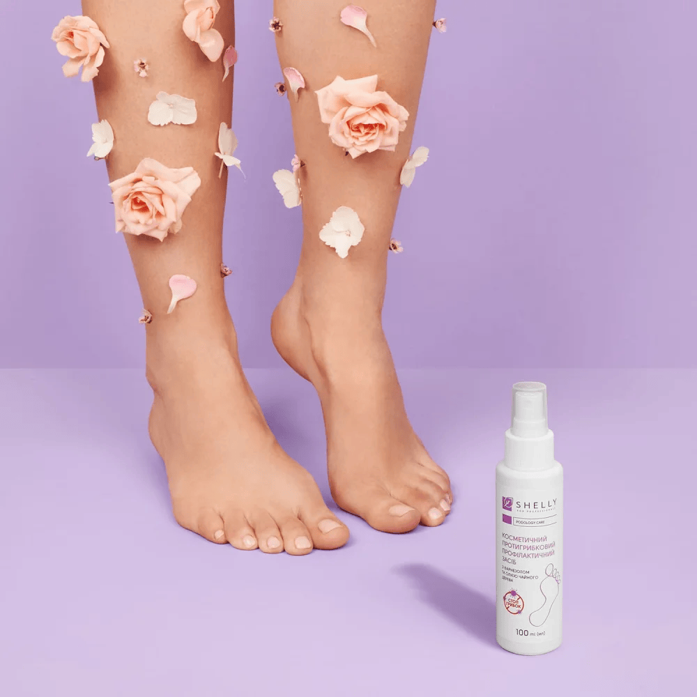 Shelly Antifungal Foot & Nail Protection Spray 100 ml – Professional Preventive Care for Toes and Nail Plate