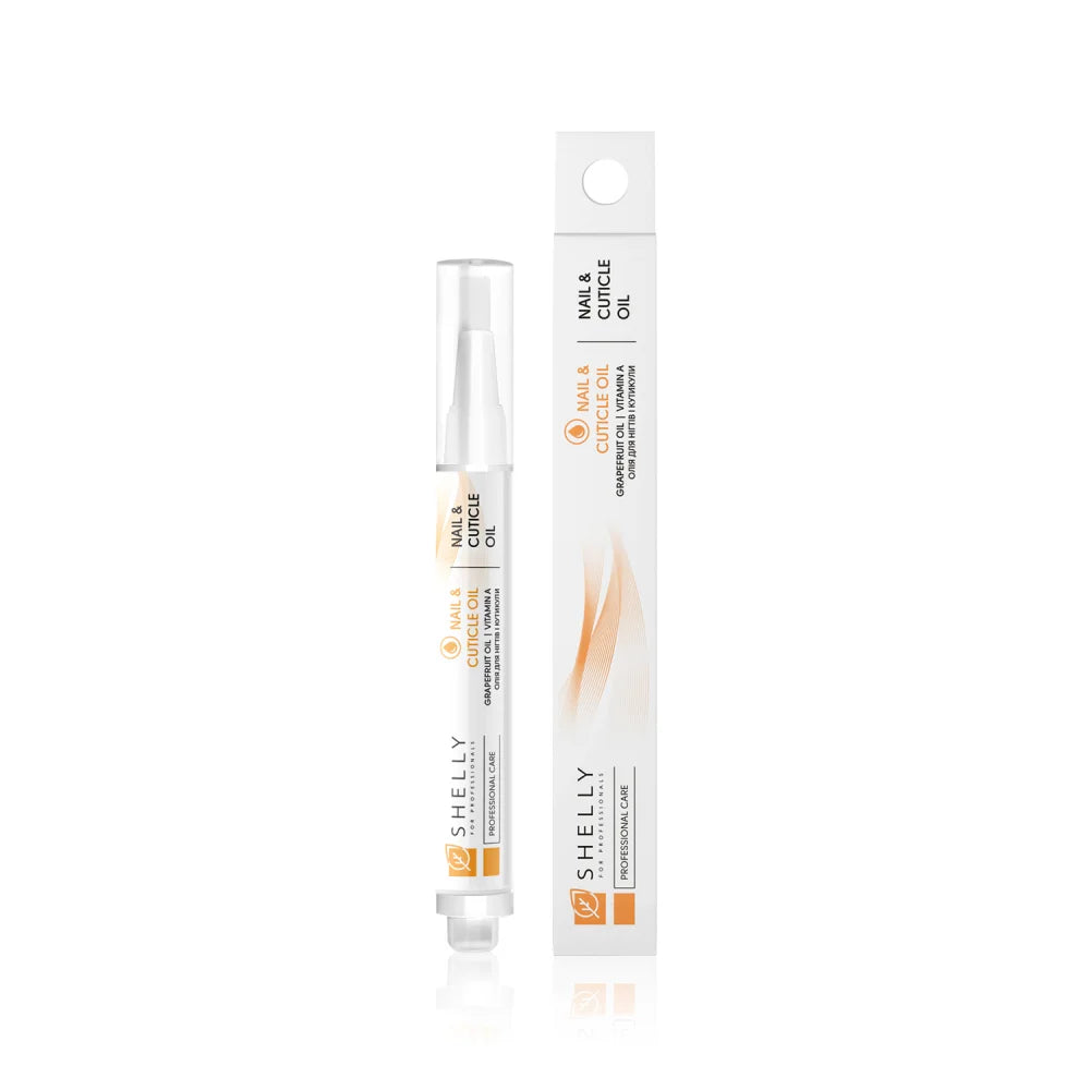 Cuticle & Nail Oil with Grapefruit Extract and Vitamin A Shelly 3 ml – Moisturizing & Strengthening Cuticle Care, Professional & Home Use