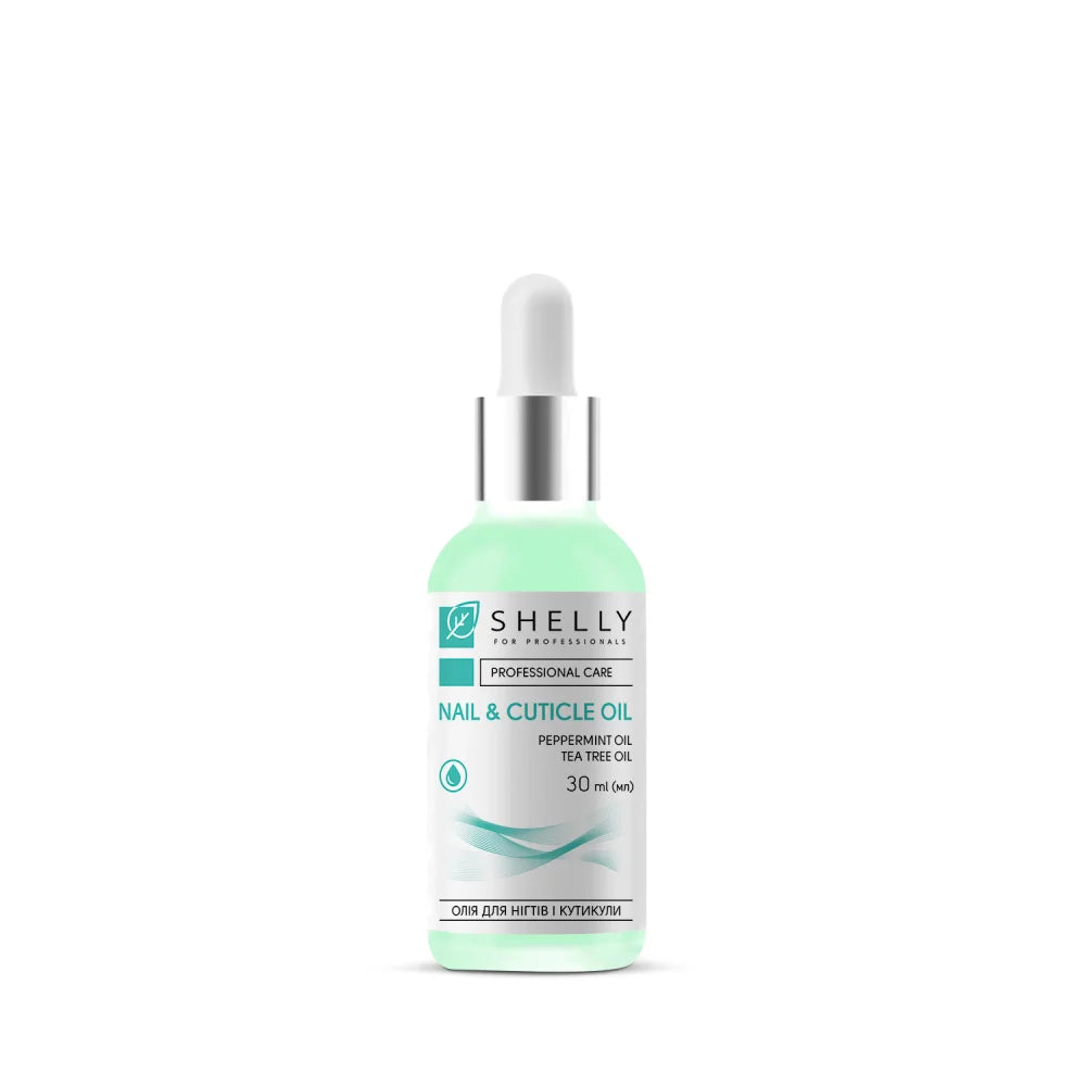 Shelly Cuticle & Nail Oil with Moroccan Mint Extract and Tea Tree Oil 30 ml