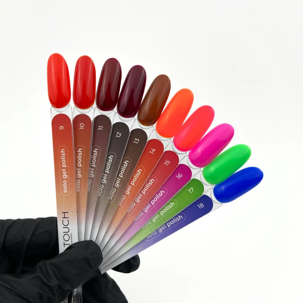 Touch SOLO Gel Polish No.15 – 3-in-1 One-Step Gel Polish, Base + Color + Top, 9 ml, Long-Lasting Pedicure Formula