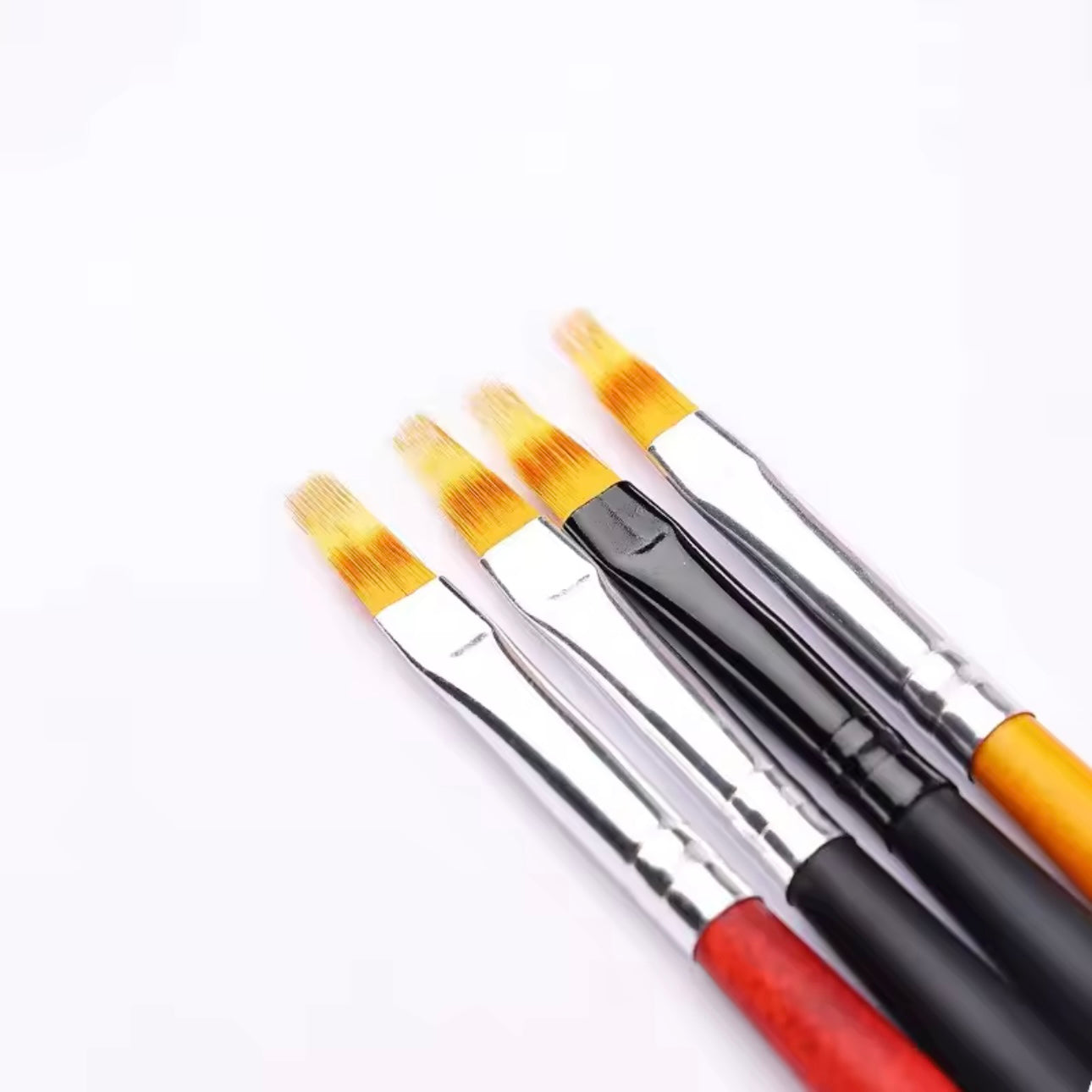 Nail Art Brush, Lace Ombre Gradient Acrylic Gel Brush, DIY Nail Design & Flower Painting Tool