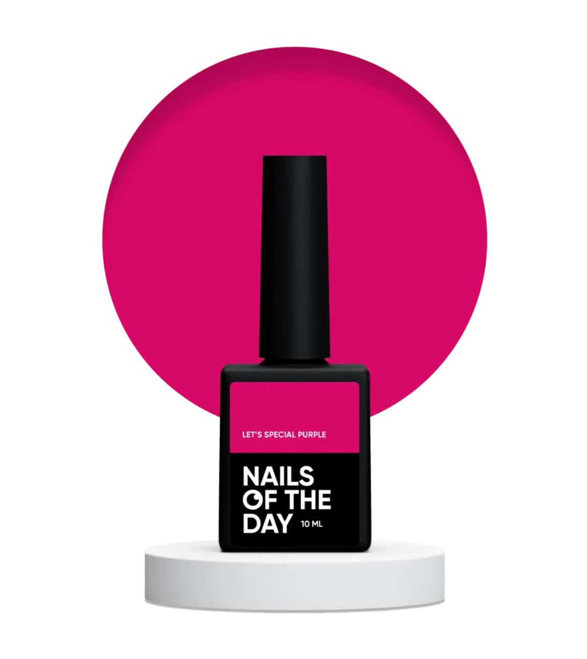Nails Of The Day Gel Polish Purple Deep Purple Hybrid Gel Polish, Ultra-Pigmented