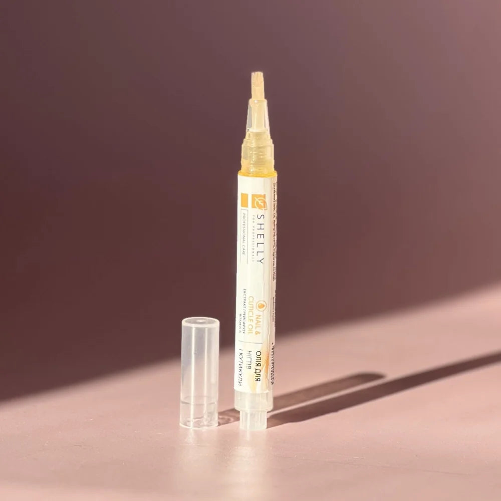 Cuticle & Nail Oil with Grapefruit Extract and Vitamin A Shelly 3 ml – Moisturizing & Strengthening Cuticle Care, Professional & Home Use