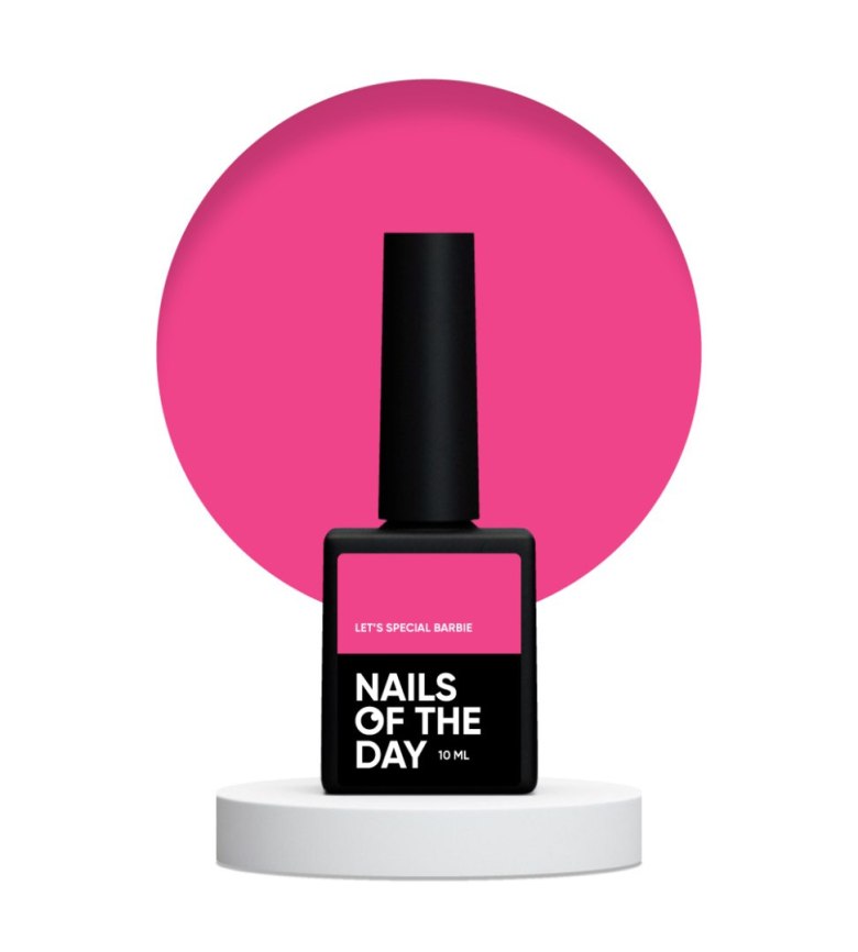 Nails Of The Days Gel Polish Barbie Bright Barbie Pink Hybrid Gel Polish, Ultra-Pigmented