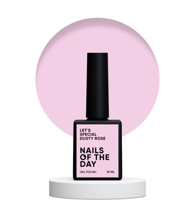 Nails Of The Day Gel Polish Dusty Rose Elegant Dusty Pink Hybrid Gel Polish, Ultra-Pigmented