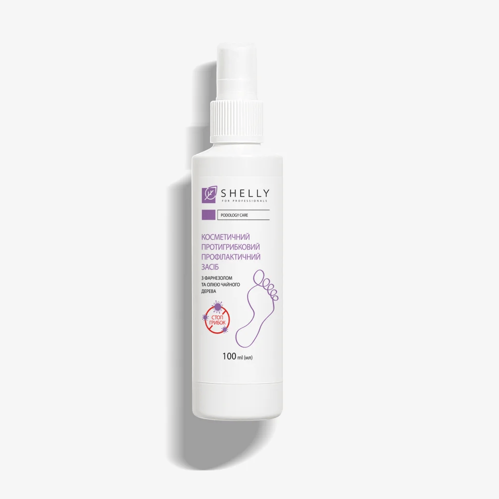 Shelly Antifungal Foot & Nail Protection Spray 100 ml – Professional Preventive Care for Toes and Nail Plate