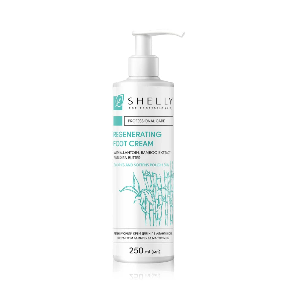 Shelly Regenerating Foot Cream with Allantoin, Bamboo Extract & Shea Butter 250 ml