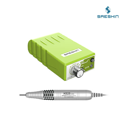 Brillian THUMB (LIME) H325 Portable Cordless Nail Drill Set 30,000 RPM Coreless 3/32”